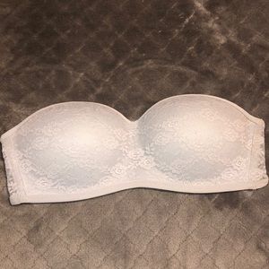 PINK padded lace bandeau